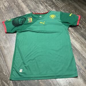 Cameroon Shirt Green Limited Edition 2011 Soccer Football Jersey M